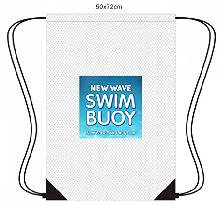 New Wave Mesh Drawstring Backpack for Triathlon Gear, Swimming Equipment and Beach Toys