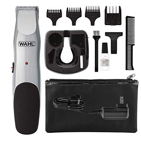 Wahl Clipper Groomsman Cord /Cordless Beard Trimmers for men, Hair Clippers and Shavers, Rechargeable men's Grooming Kit, Gifts for Husband Boyfriend, by the Brand used by Professionals # 9918-6171