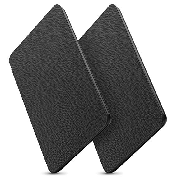 OMOTON Kindle Paperwhite Case (10th Generation-2018) 2 Pack, Smart Shell Cover with Auto Sleep Wake Feature for Kindle Paperwhite 10th Gen 2018 Released,Black Black