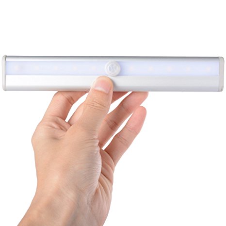 GH Wireless Motion Sensor LED Night Light / cabinet Light (Battery Operated) (Golden Light)