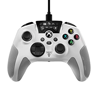 Turtle Beach Recon Controller Wired Gaming Controller for Xbox Series X & Xbox Series S, Xbox One & Windows 10 PCs Featuring Remappable Buttons, Audio Enhancements, and Superhuman Hearing - White