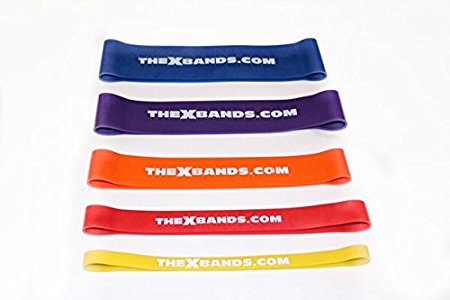 Best Resistance Loop Booty Band Set for Exercise and Fitness- Elastic and Stretch Band- Great for Physical Therapy- Makes an Excellent Travel Performance Stretch Band Set for Men or Women.