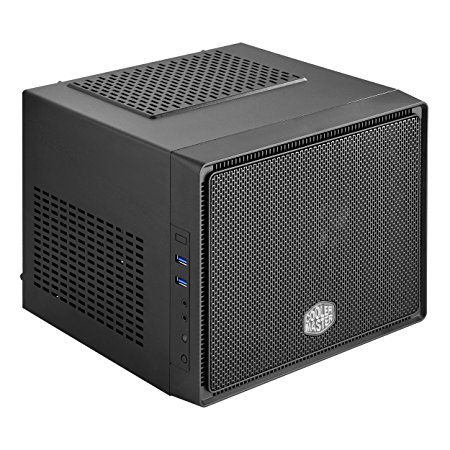 Cooler Master Elite 110 RC-110-KKN2-AMZ Cube Style Mini-ITX Computer Case with Standard Size ATX PSU and 120mm Radiator Support