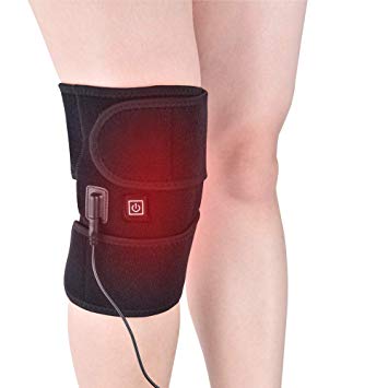 HailiCare Cold/Heat Therapy Knee Brace Wrap Support Thermotherapy Heating Pad Hot Compress for Knee Sprains, Cramps, Joint Pain, Arthritis Pain Relief Fits Men and Women (3 Temperature Level)