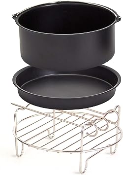 Dash 6-Piece Air Fryer Accessory Kit, 2.6-3 Quarts,Accessory Bundle, Mid-size