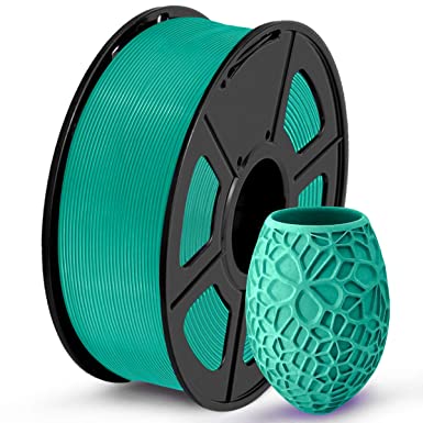 SUNLU PLA 3D Printer Filament, PLA Filament 1.75 mm Dimensional Accuracy  /- 0.02 mm, 1 KG Spool, PLA Green Grass