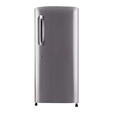 LG 215 L 4 Star Inverter Direct Cool Single Door Refrigerator (GL-B221APZY, Shiny Steel)