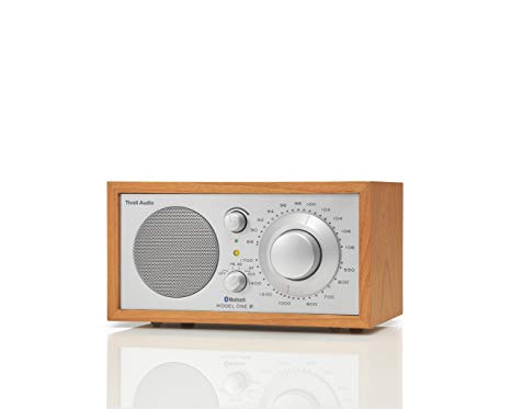 Tivoli Audio M1BTSLC Model One BT Bluetooth AM/FM Radio (Cherry/Silver)