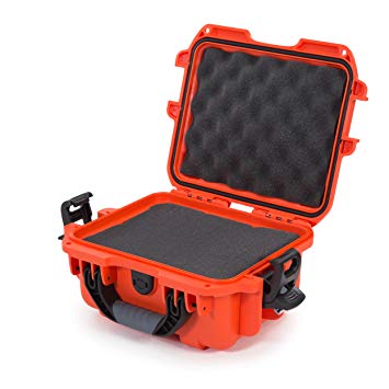 Nanuk 905 Waterproof Hard Case with Foam Insert - Orange - Made in Canada