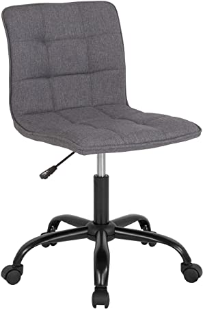 Flash Furniture Sorrento Home and Office Task Chair in Dark Gray Fabric, BIFMA Certified