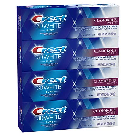 CREST TOOTHPASTE Glamorous White 3D Crest White Luxe (4)