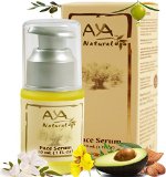 Natural Face Serum Daily Moisturizer - 100 Natural Premium Vegan Facial Skin Care - Jojoba Olive Almond and Avocado Oils Blend