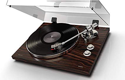 ION Audio PRO500BT - Wireless Bluetooth Turntable / Vinyl Record Player with 2 Playback Speeds, Phono Pre-Amp and USB Conversion - Walnut Finish