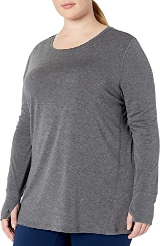 Amazon Essentials Women's Studio Relaxed-Fit Long-Sleeve T-Shirt (Available in Plus Size)