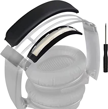 SOULWIT Replacement Headband Kit for Bose QC35 & QuietComfort 35 II (QC35 ii) Headphones, Easy DIY Installation (Black)