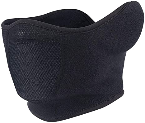HEROBIKER Neck Gaiter Motorcycle Face Mask Half Masks Windproof Balaclava Protect Your Nose, Mouth, Ears and Neck from the Elements