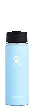 Hydro Flask Double Wall Vacuum Insulated Stainless Steel Water Bottle/Travel Coffee Mug, Wide Mouth with BPA Free Hydro Flip Cap