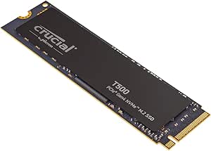 Crucial T500 4TB Gen4 NVMe M.2 Internal Gaming SSD, Up to 7000MB/s, Laptop & Desktop Compatible   1mo Adobe CC All Apps - CT4000T500SSD3