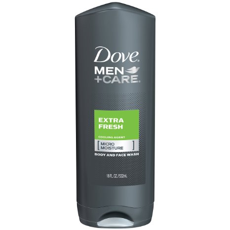 Dove Men   Care Body and Face Wash, Extra Fresh, 18 Ounce (Pack of 3)