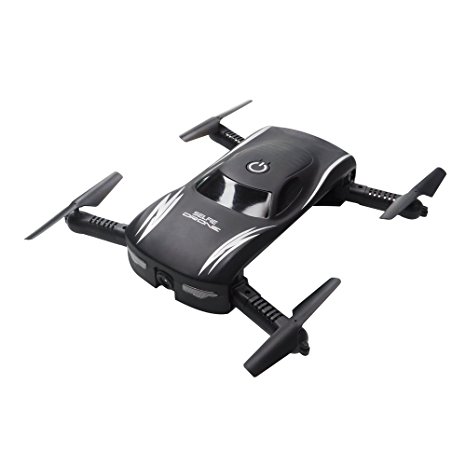 ARRIS RC Foldable Pocket Drone w/ Altitude Hold / 0.3MP HD Camera / Headless / Voice Control / G-Sensor Wifi FPV Quadcopter