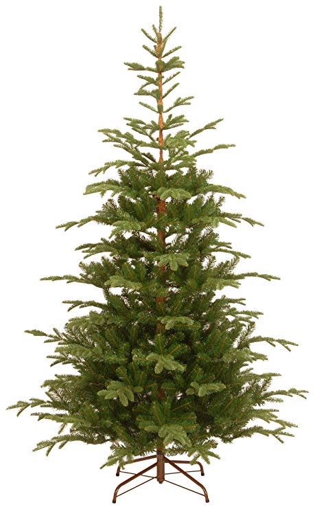 National Tree 7.5 Foot Feel Real Norwegian Spruce Tree, Hinged (PENG4-500-75)