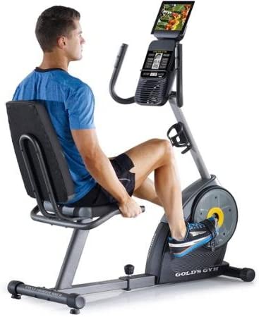 Gold's Gym Cycle Trainer 400 Ri Exercise Bike with iFit Bluetooth Smart Technology