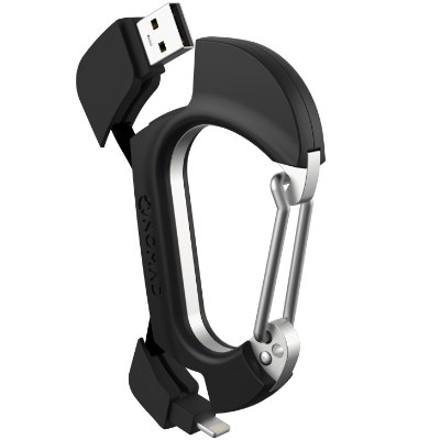 Nomadclip Lightning To USB Carabiner Clip for Apple Devices