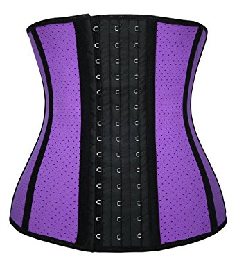 YIANNA Women's Latex Sport Girdle Waist Training Corset Waist Body Shaper