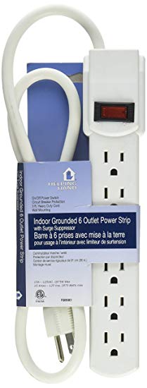 The Faucet Queen FQ85061 6 Outlet Surge Protector