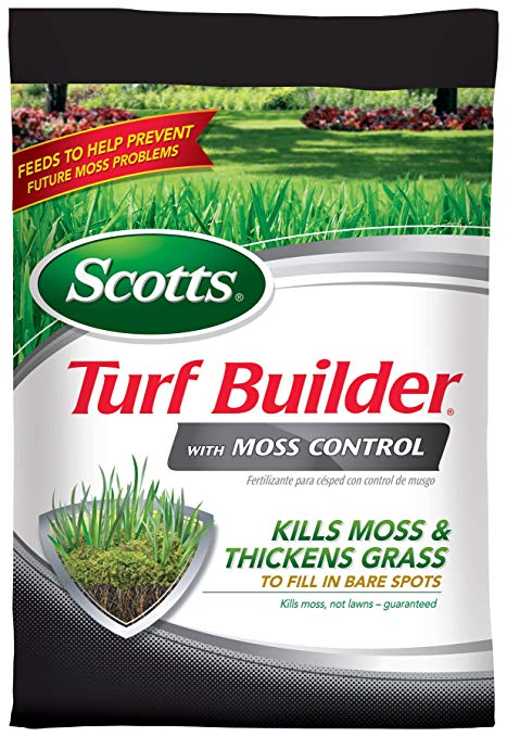 Scotts Turf Builder Lawn Food - Lawn Food with Moss Control Fertilizer, 10,000-Sq Ft