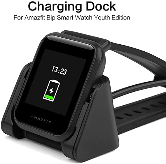 SIKAI CASE Magnetic Charging Dock Compatible with Amazfit Bip/Amazfit Bip Lite Smart Watch, Replacement Portable Magnet Cradle USB Charge Base Adapter