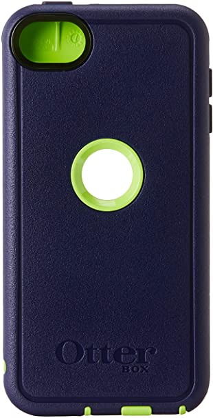 OTTERBOX DEFENDER SERIES Case for Apple iPod Touch (Compatible with 5th/6th/7th Gen) - Retail Packaging - PUNK (Glow Green/Admiral Blue)