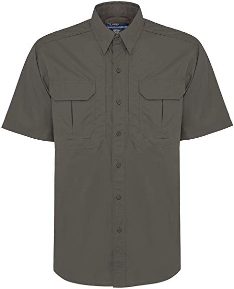 LA Police Gear Short Sleeve Lightweight Cotton/Poly Tactical Field Shirt 2.0