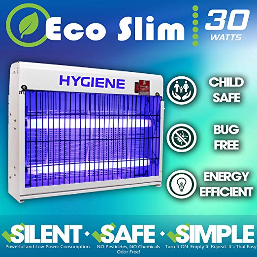 Hygiene 30W Slim Insect Killer Insect Catcher Bug Zapper Repellent Fly Swatter UV Tube Insect Killer Machine