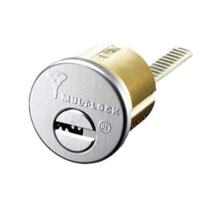 Mul-t-lock Junior Rim & Mortise Rimo Cylinder. Mul-t-lock Rim Mortise 2 Keys high Security Mortise Cylinder (Chrome)