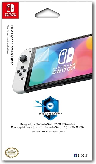 HORI Nintendo Switch OLED Model Screen Protective Filter for Nintendo Switch - OLED Model - Officially Licensed by Nintendo