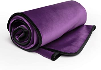 Liberator Lush Throw Moisture-Resistant Blanket, King Size, Aubergine
