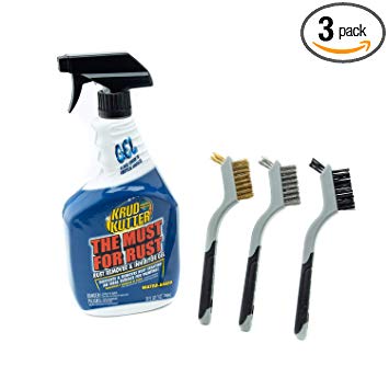 RustOleum 305982 Krud Kutter Must for Rust Gel with 3 Piece Mini Wire Brush Set