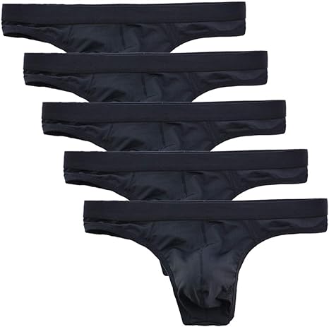 Summer Code Men's Thong Underwear Elastic Micro Mesh Bikini Briefs …