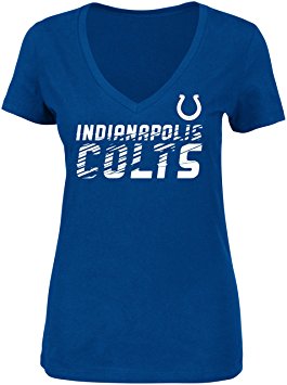 NFL Women's Smash Victory Program Short Sleeve V-Neck Tee