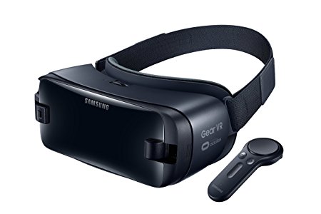 Samsung Galaxy Gear VR 2017 with Motion Controller (UK Version), Note 8 Compatible, Black