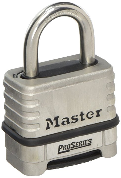 Master Lock Padlock, ProSeries Set Your Own Combination Lock, 2-1/4 in. Wide, 1174