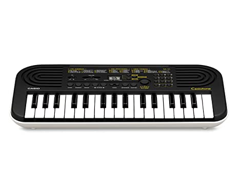 Casiotone Mini Keyboard SA-51 with Piano tones, Black