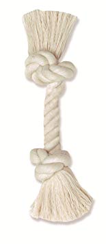 Mammoth MaFlossy Chews 100-Percent Cotton White Rope Bone