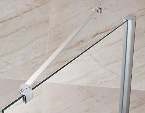 Stainless steel Support bar for wet room screen walk in shower enclosure