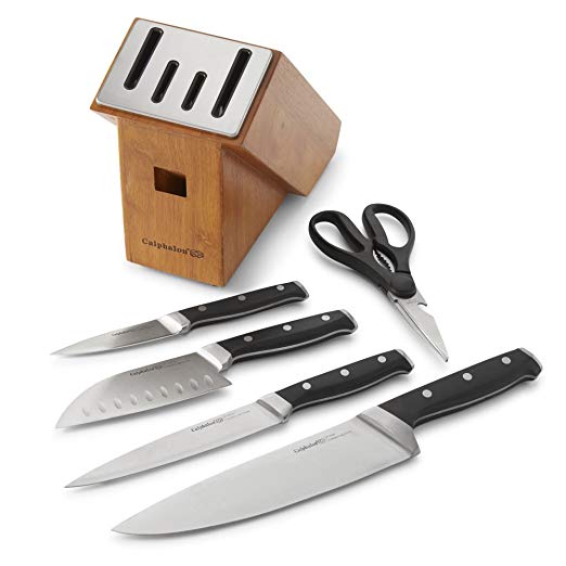 Calphalon Classic Self-sharpening 6-piece Knife Block Set, with SharpIn Technology (1924554)