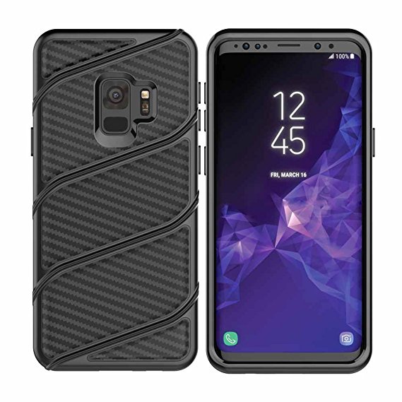 WIH-CH Galaxy S9 Case, Dual-Layered (PC   TPU) Casing, Full Protective Anti-Scratch Cover Case for Galaxy S9