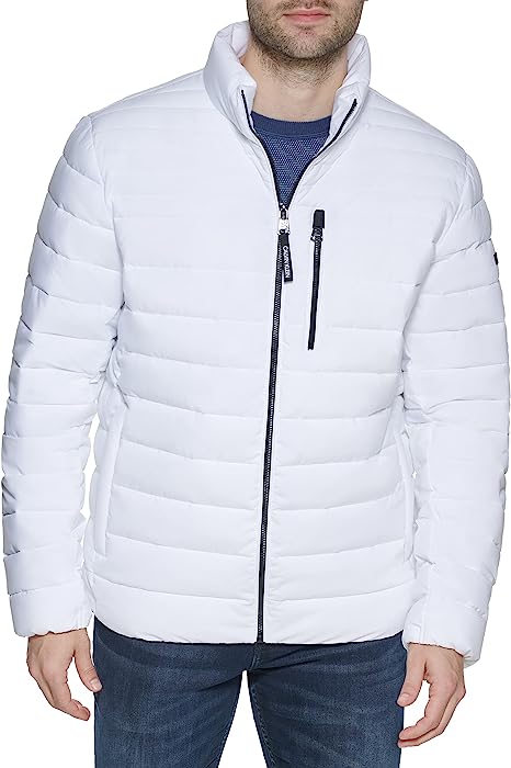 Calvin Klein mens Lightweight Water Resistant Packable Down Puffer Jacket (Standard and Big & Tall)