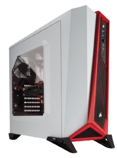Corsair Carbide Series SPEC-ALPHA Mid-Tower Gaming Case  WhiteRed