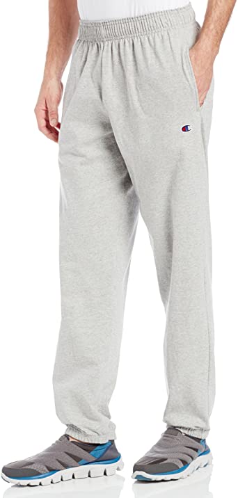 Champion Men's Closed Bottom Light Weight Jersey Sweatpant